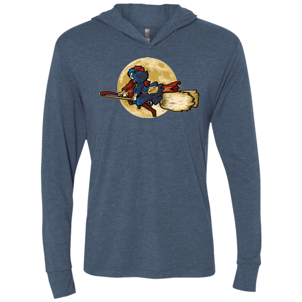 MAGIC LOVE Triblend Long Sleeve Hoodie Tee