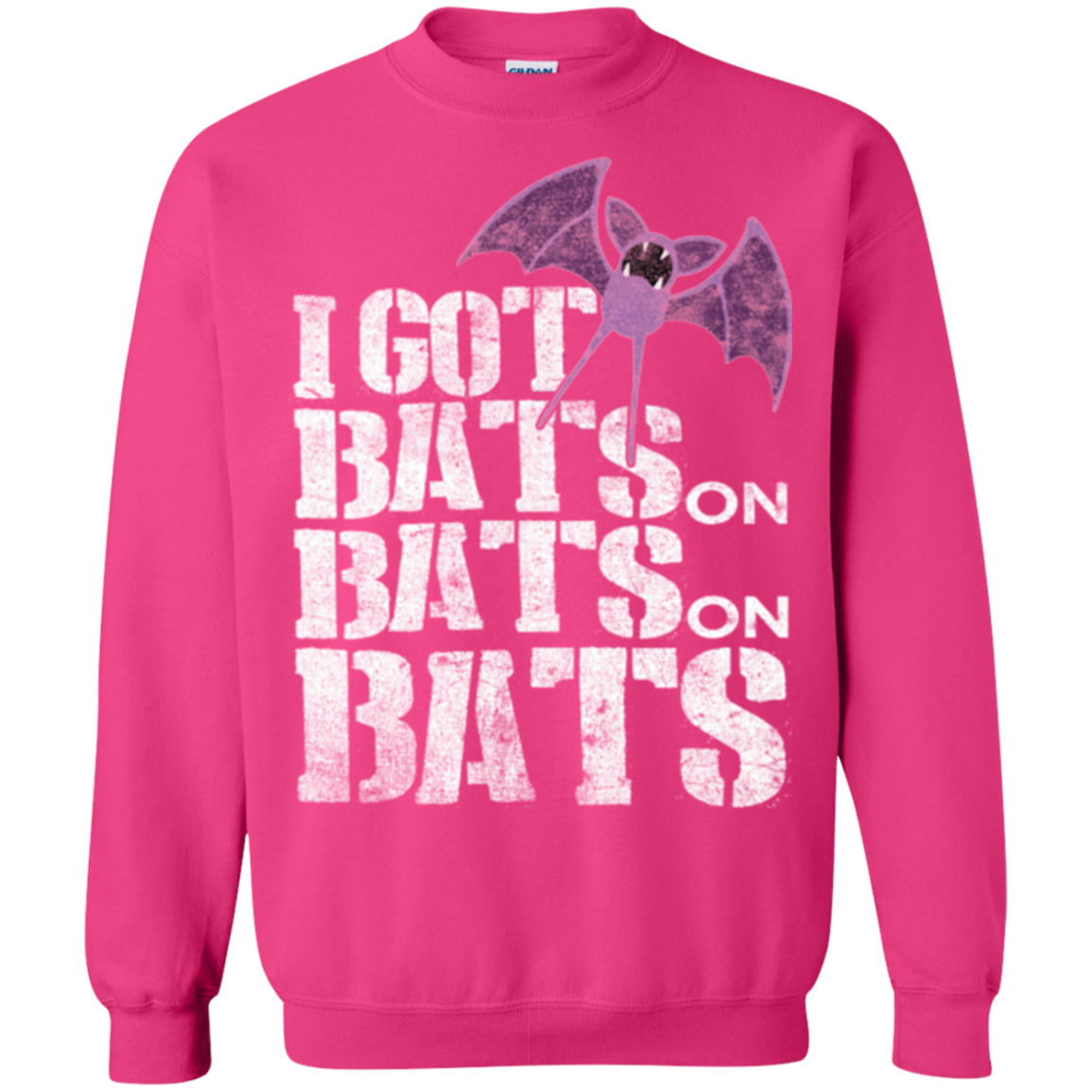 Bats on Bats on Bats Crewneck Sweatshirt