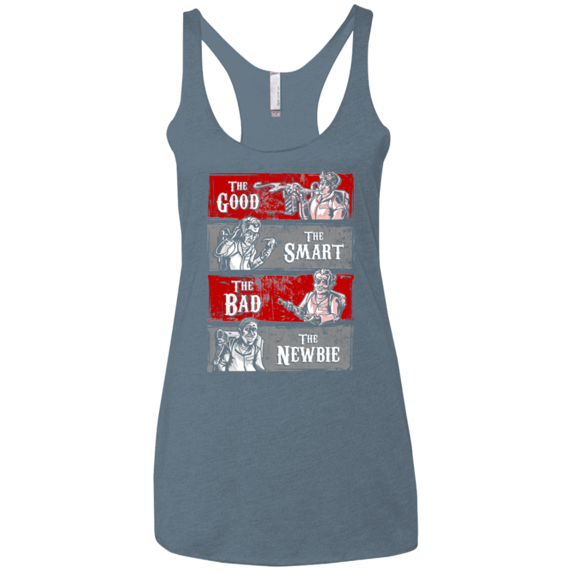 Ghost Wranglers Women's Triblend Racerback Tank