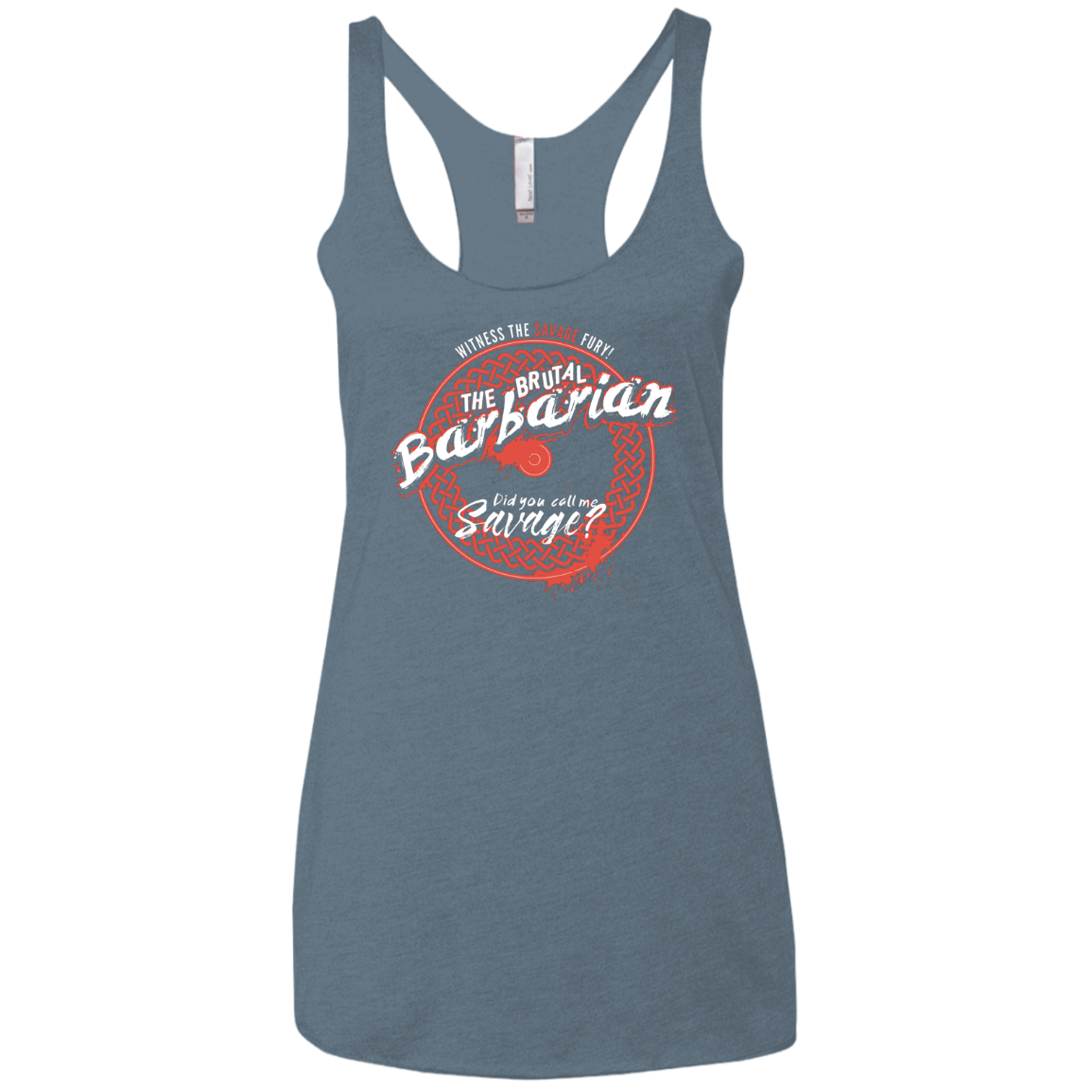Barbarian Women's Triblend Racerback Tank