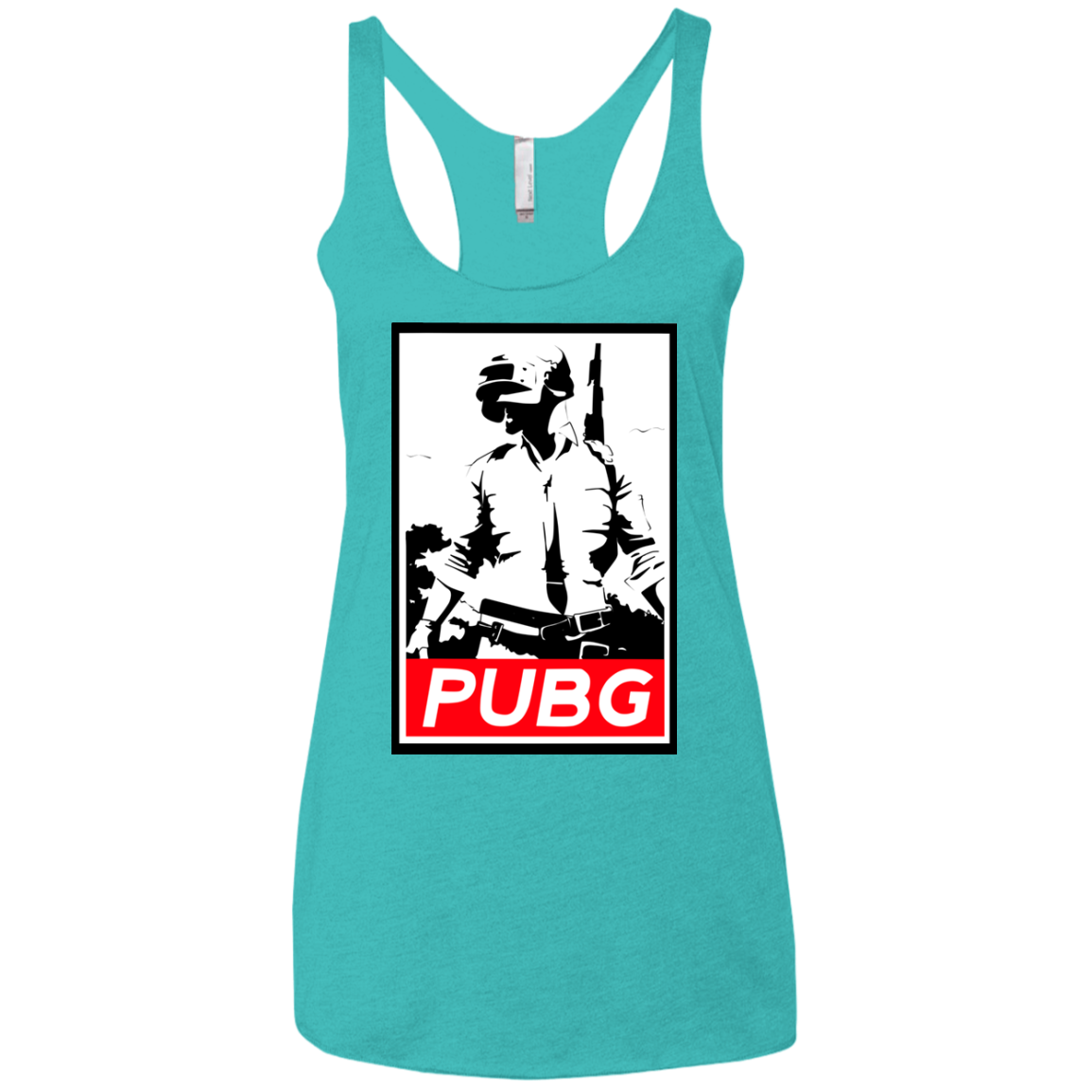 PUBG Women's Triblend Racerback Tank