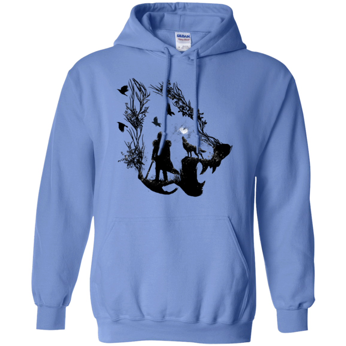 Lone wolf Pullover Hoodie