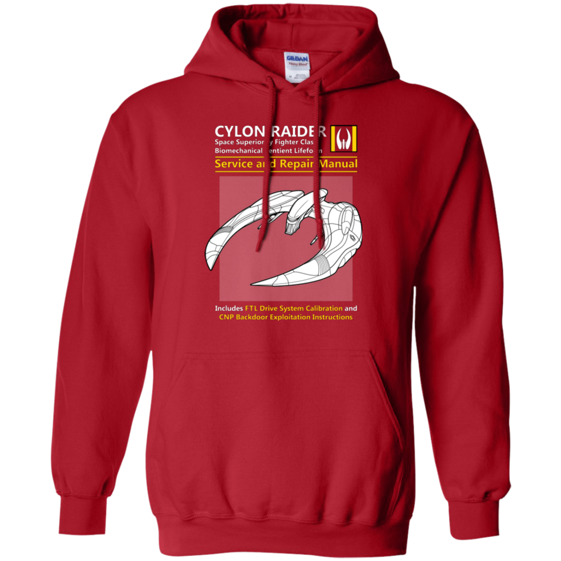 CYLON RAIDER SERVICE & REPAIR MANUAL Pullover Hoodie