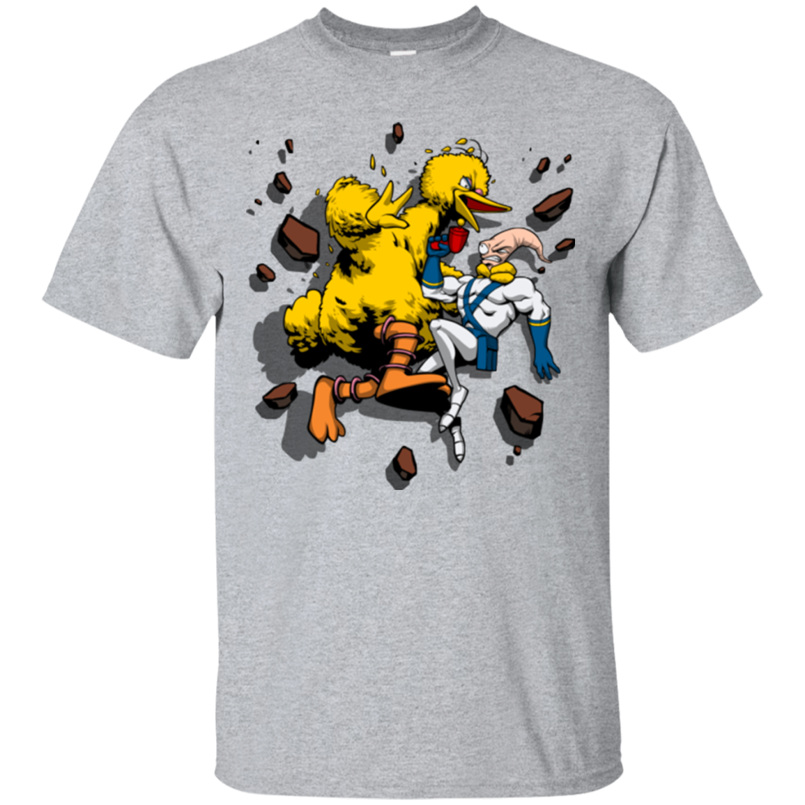 Big Bird and Worm T-Shirt