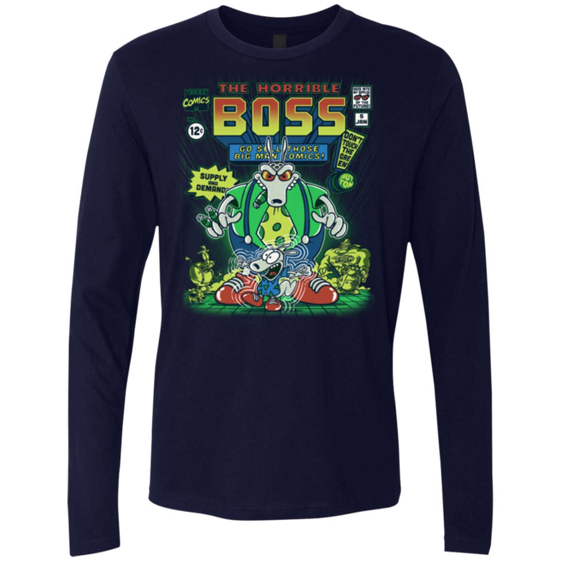 The Horrible Boss Men's Premium Long Sleeve