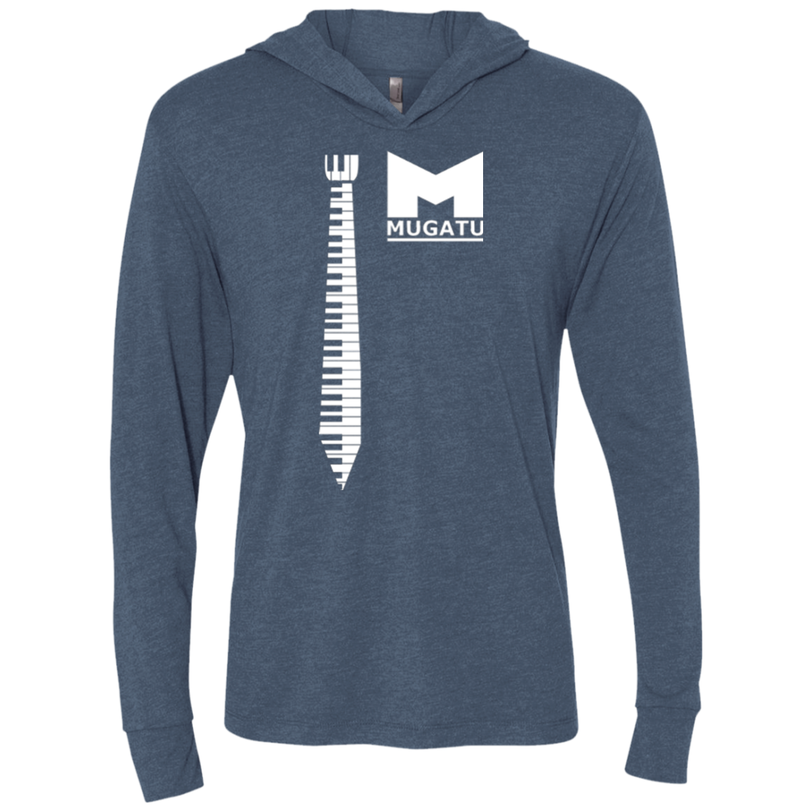 Fashion Victim Triblend Long Sleeve Hoodie Tee