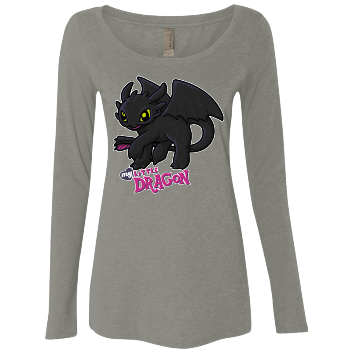 MY LITTLE DRAGON Women's Triblend Long Sleeve Shirt