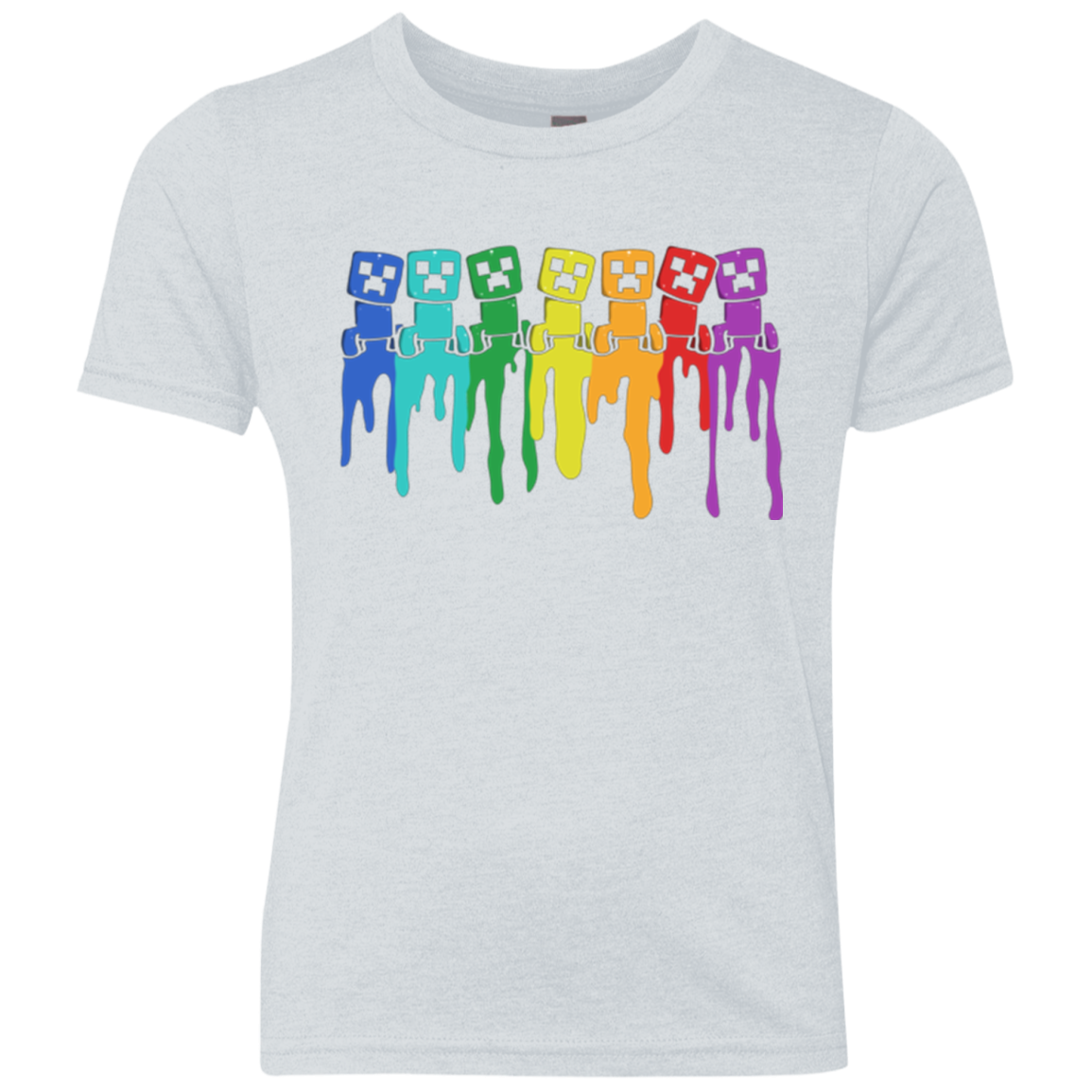 Rainbow Creeps Youth Triblend T-Shirt