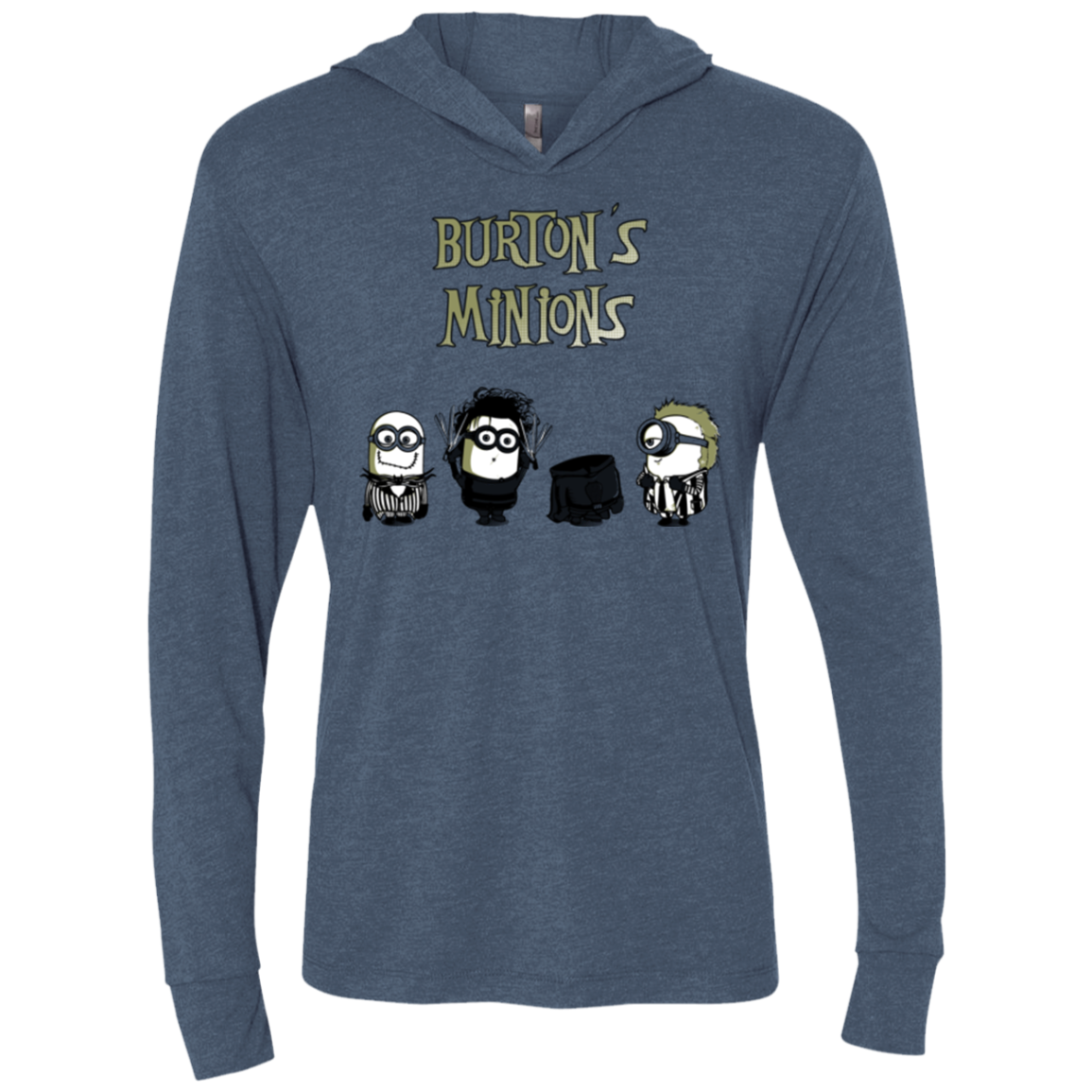 Burton's Minions Triblend Long Sleeve Hoodie Tee