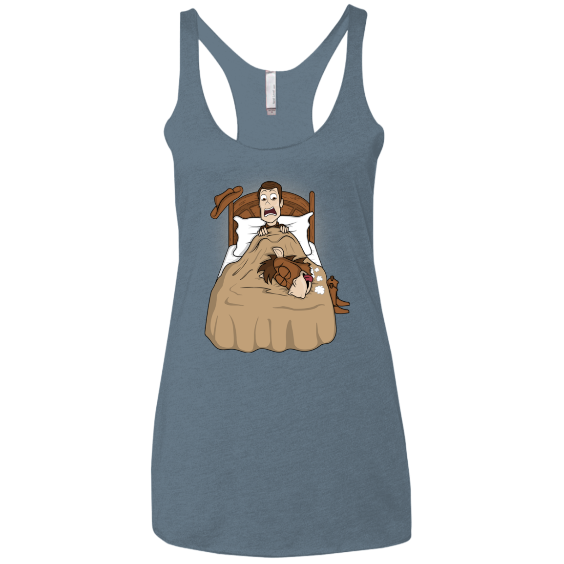 TOY PADRINO Women's Triblend Racerback Tank