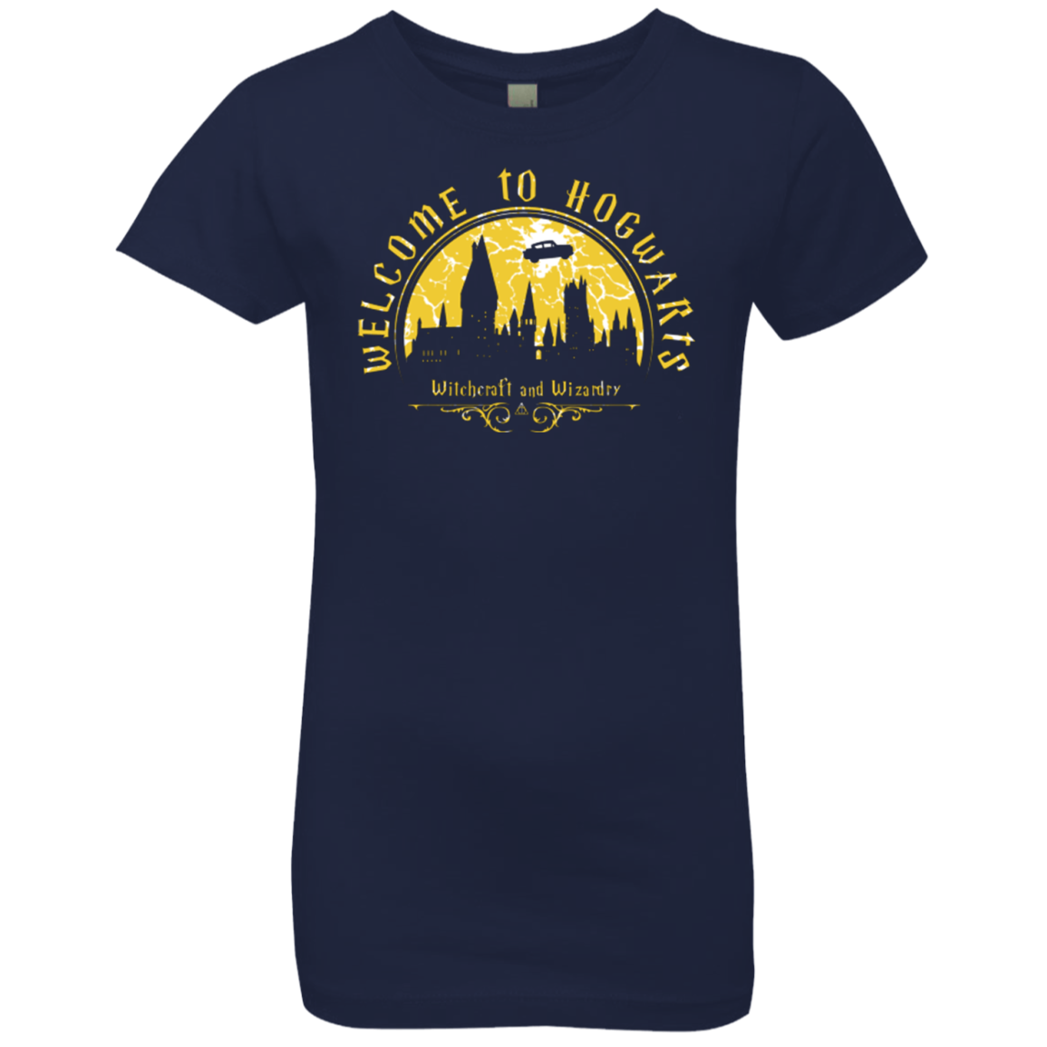 Welcome to Hogwarts Girls Premium T-Shirt