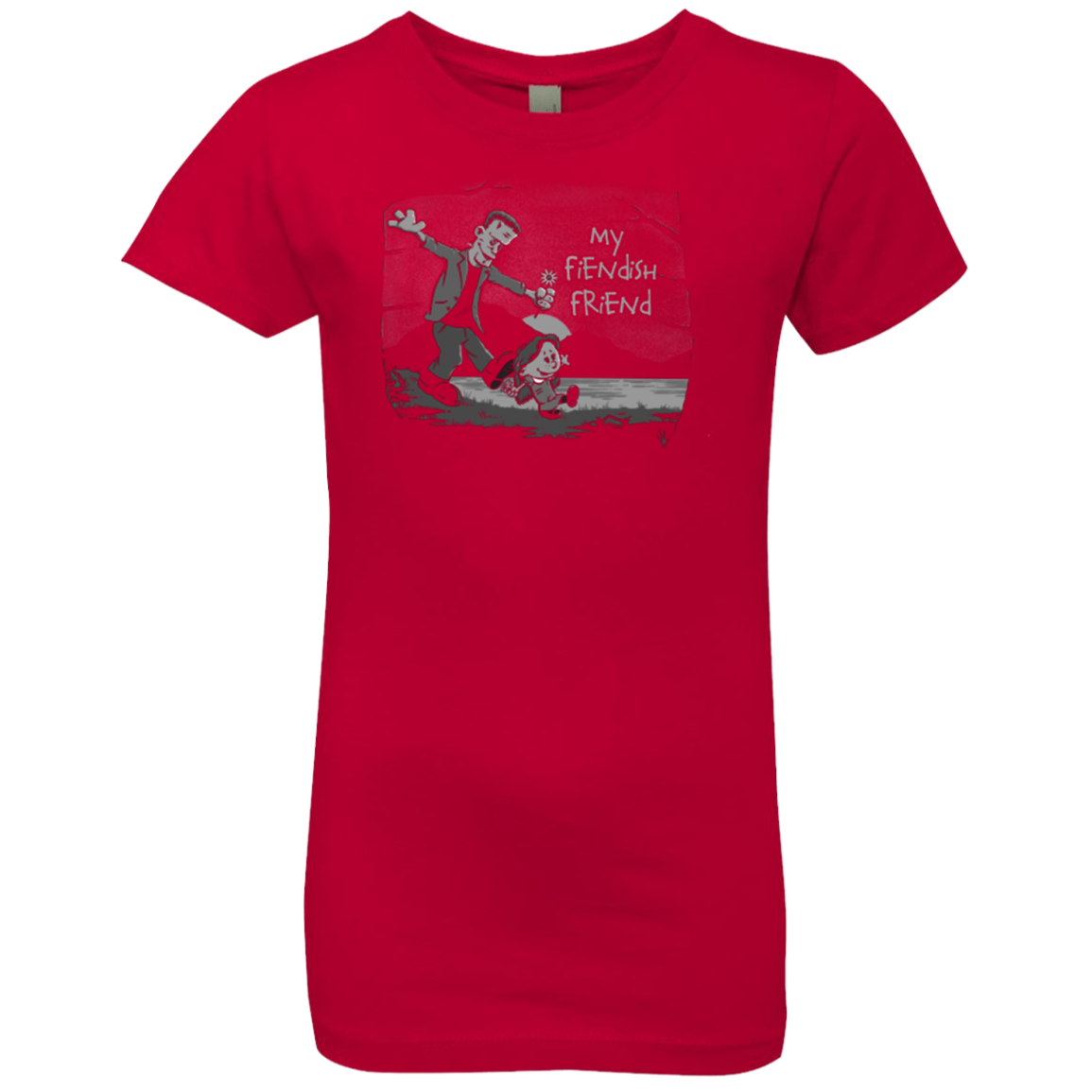 My Fiendish Friend Girls Premium T-Shirt