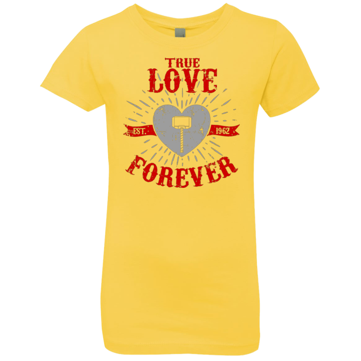 True Love Forever God Thunder Girls Premium T-Shirt