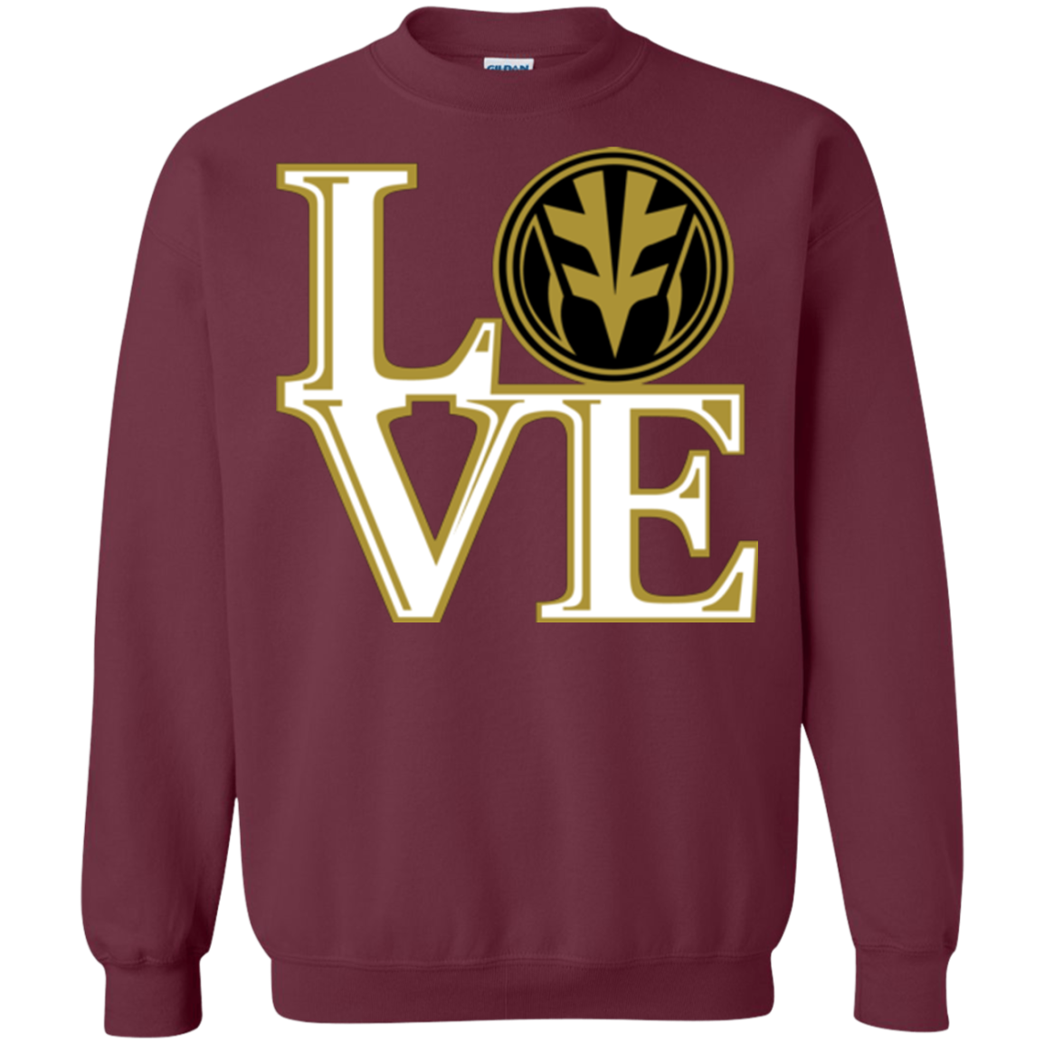 White Ranger LOVE Crewneck Sweatshirt