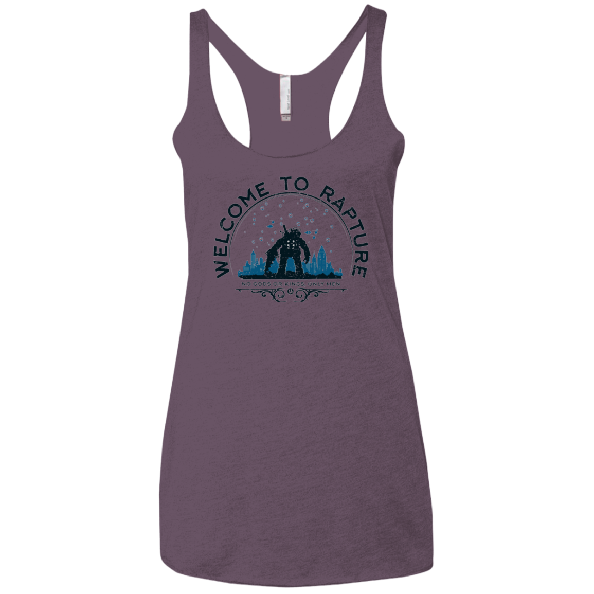 Welcome to Rapture Women's Triblend Racerback Tank
