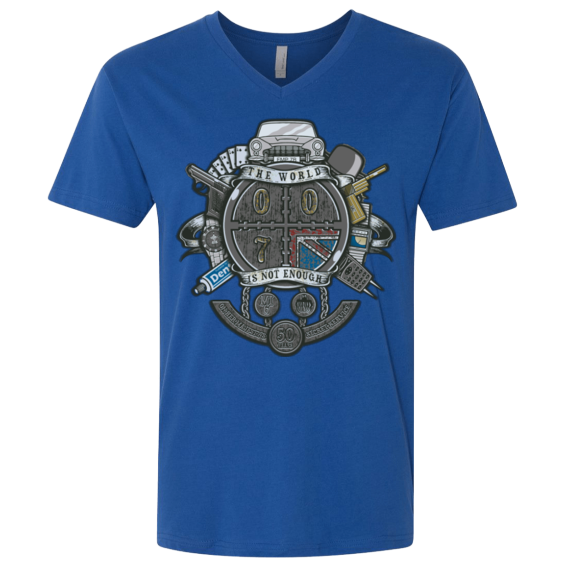 British Spy Crest Men's Premium V-Neck