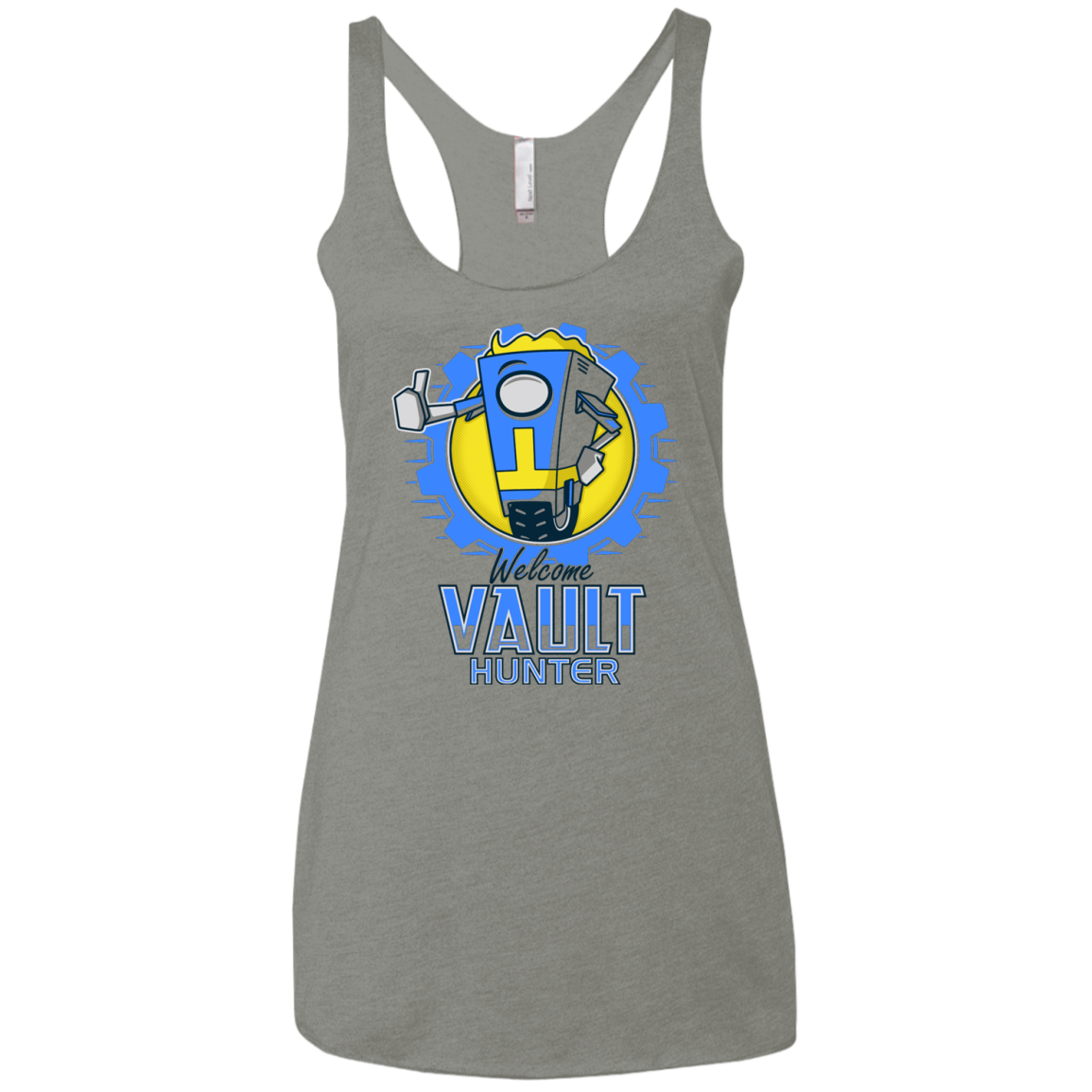 Welcome Vault Hunter Women's Triblend Racerback Tank