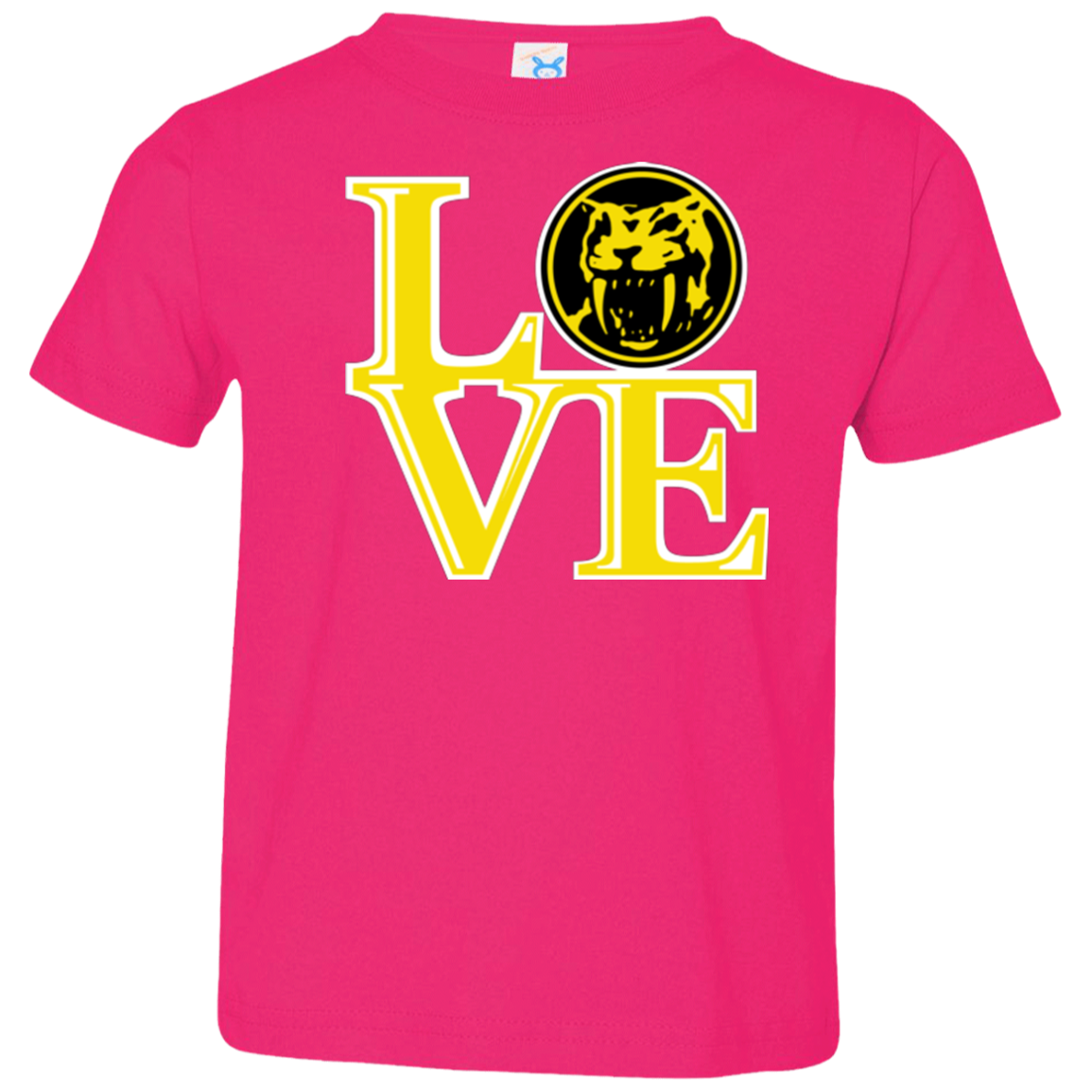 Yellow Ranger LOVE Toddler Premium T-Shirt
