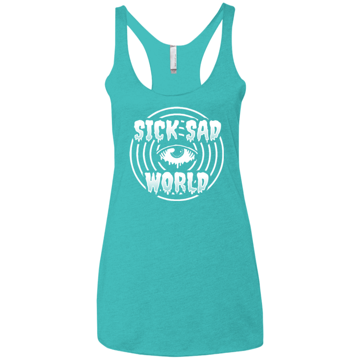 Sick Sad World Women's Triblend Racerback Tank
