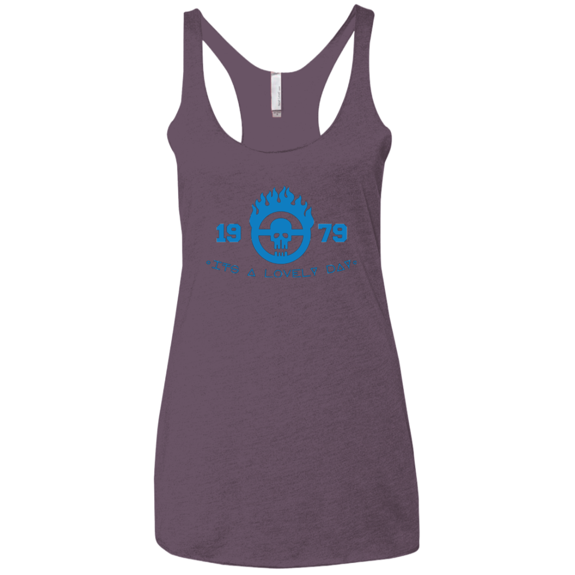 War Boy Lovely Day Women's Triblend Racerback Tank