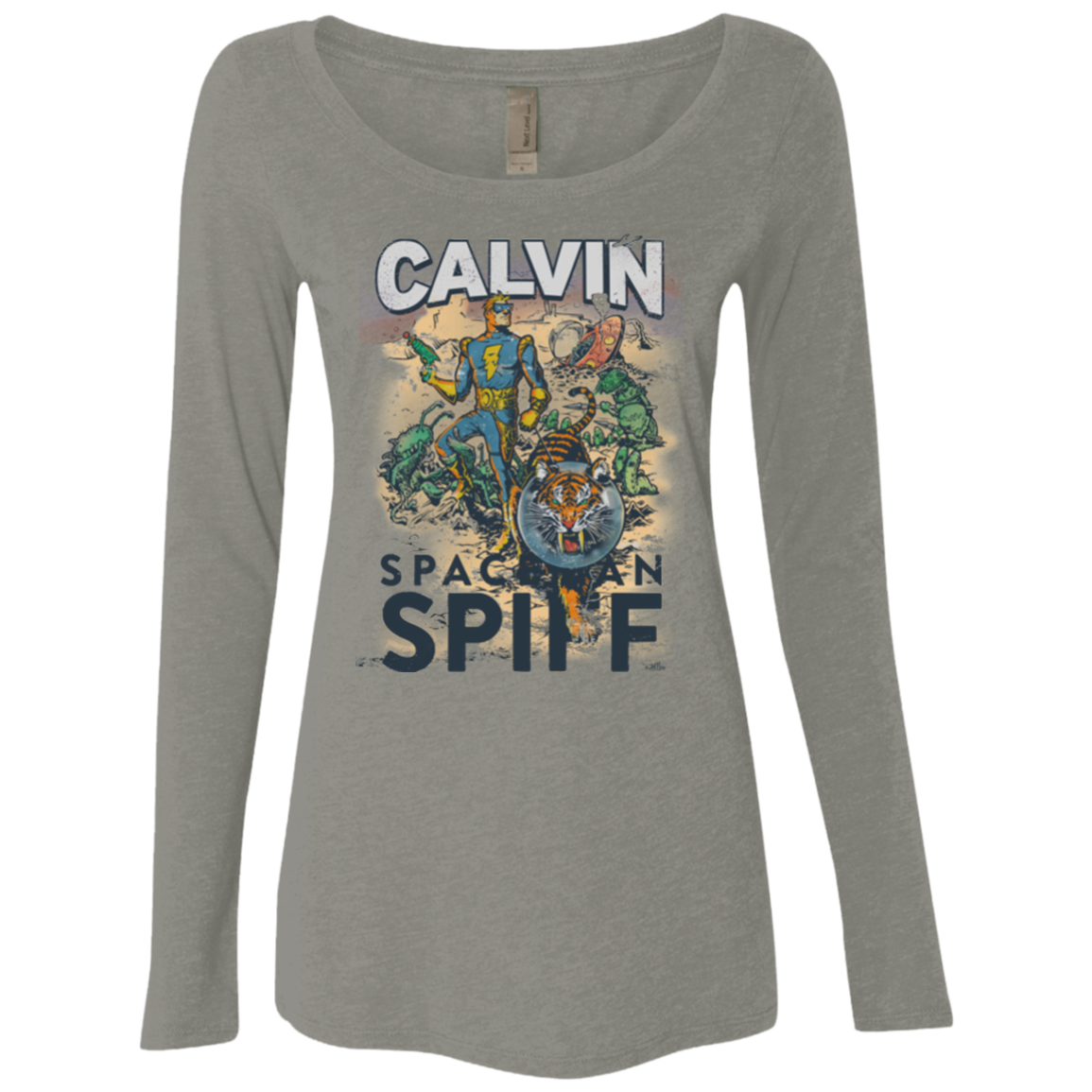Spaceman Spiff Women's Triblend Long Sleeve Shirt