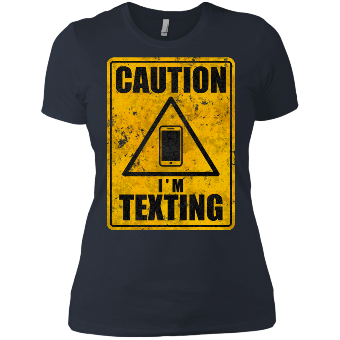 Caution I'm Texting Women's Premium T-Shirt