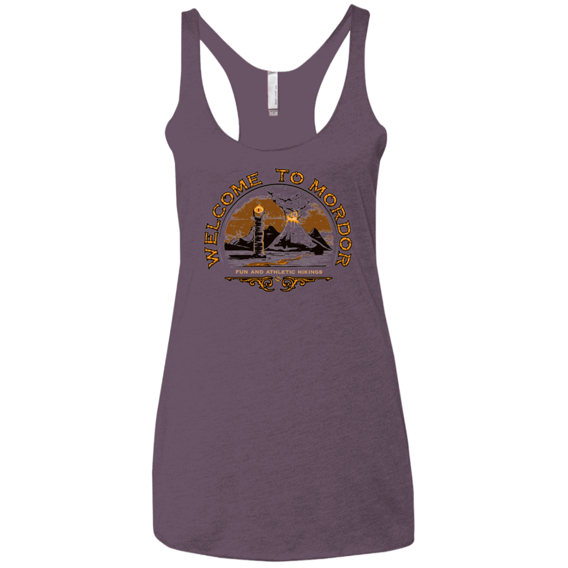 Welcome to Mordor Women's Triblend Racerback Tank
