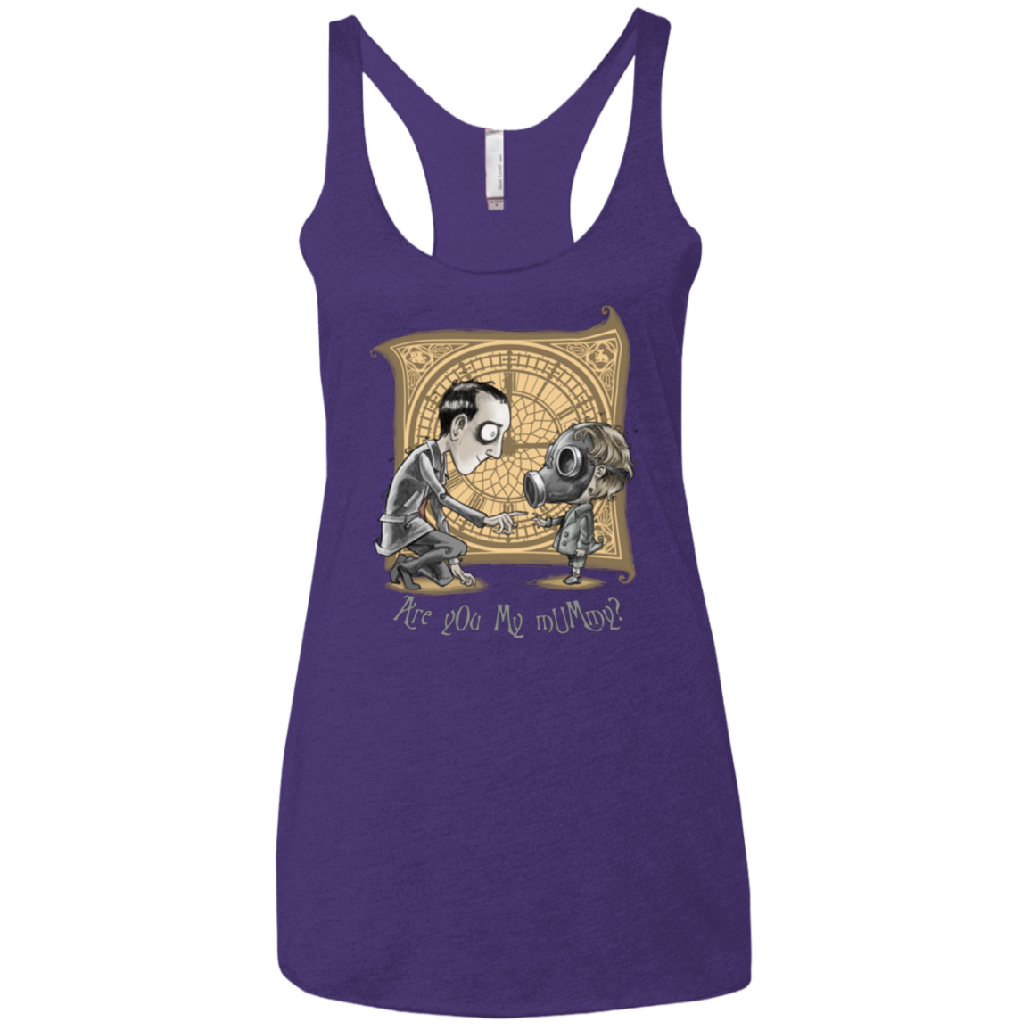 I Am Not Your Mummy Women's Triblend Racerback Tank
