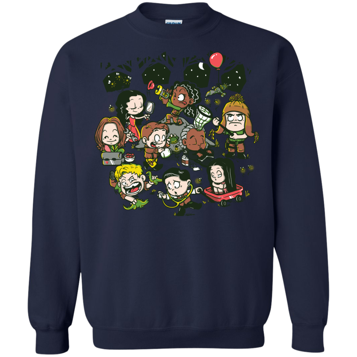 Let's Catch Fireflies Crewneck Sweatshirt