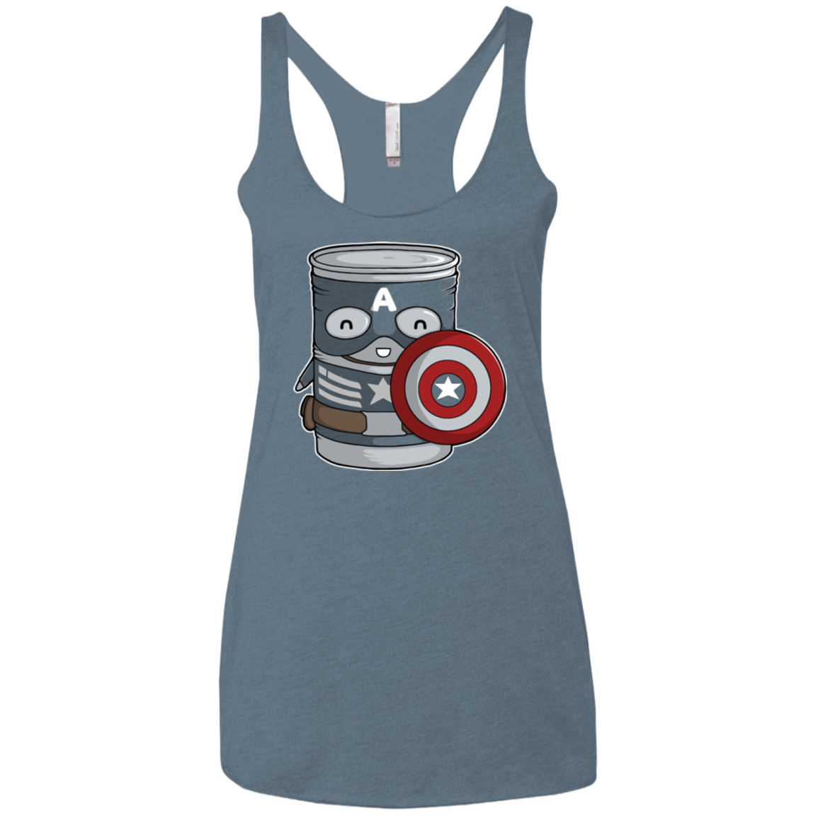 CapTin America Women's Triblend Racerback Tank