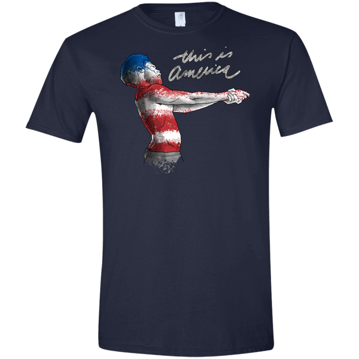 America Men's Semi-Fitted Softstyle