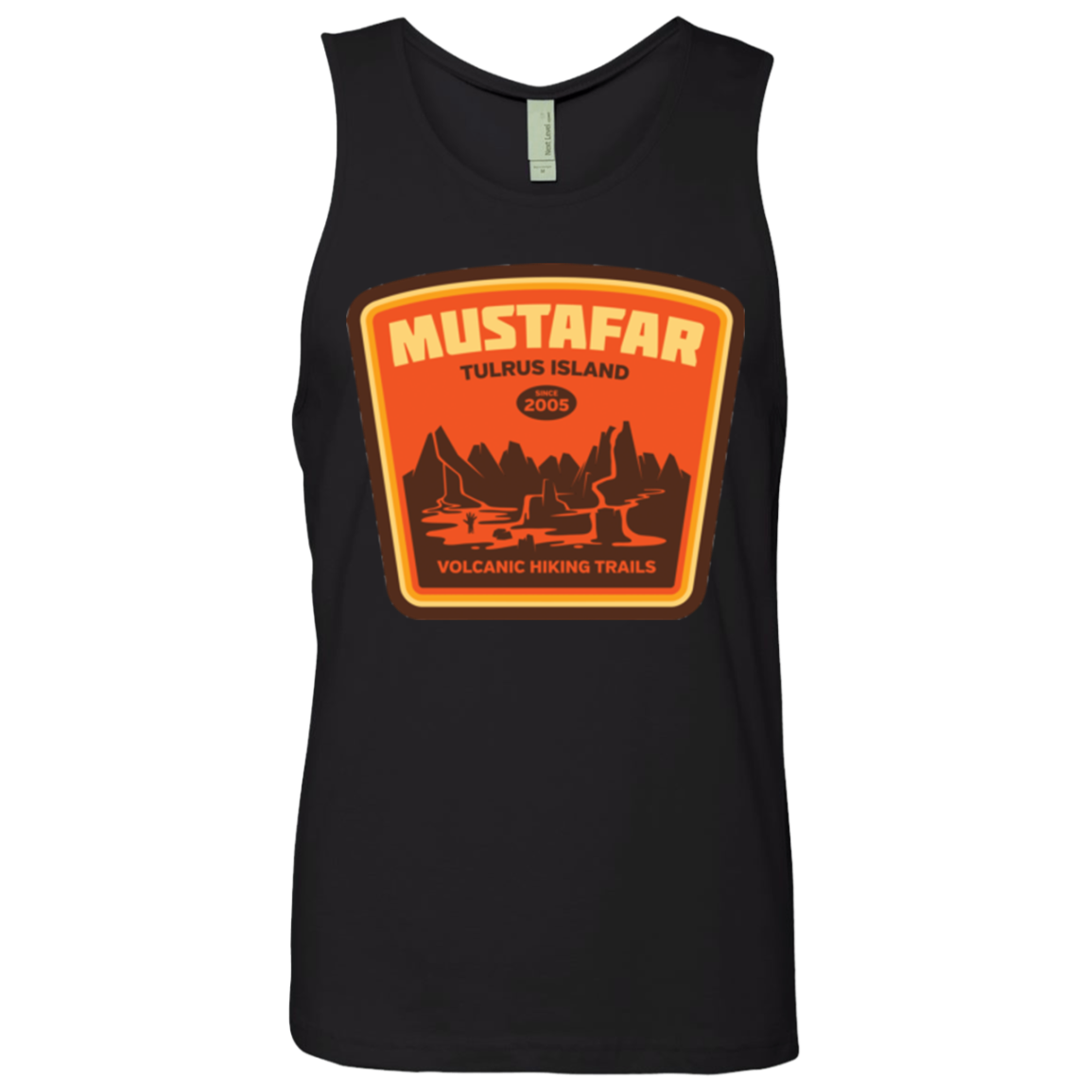 Volcanic Hiking Trails Men's Premium Tank Top