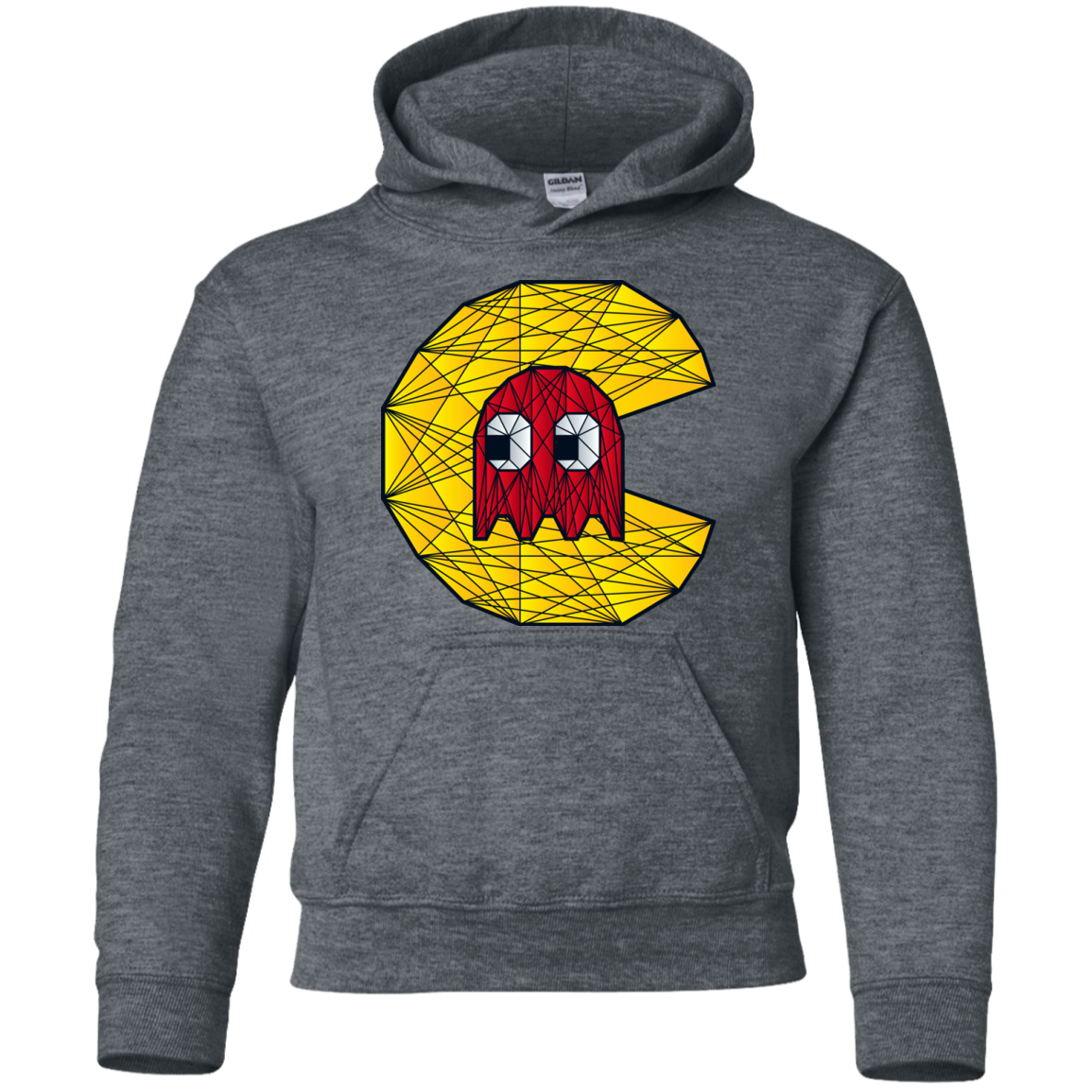 Poly Pac Man Youth Hoodie