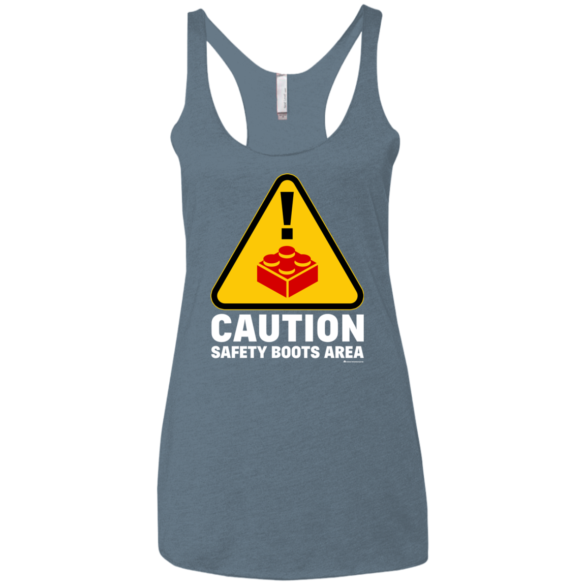 Watch Your Step Women's Triblend Racerback Tank