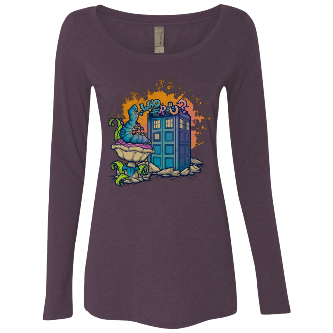 WHO R U 2 Women's Triblend Long Sleeve Shirt