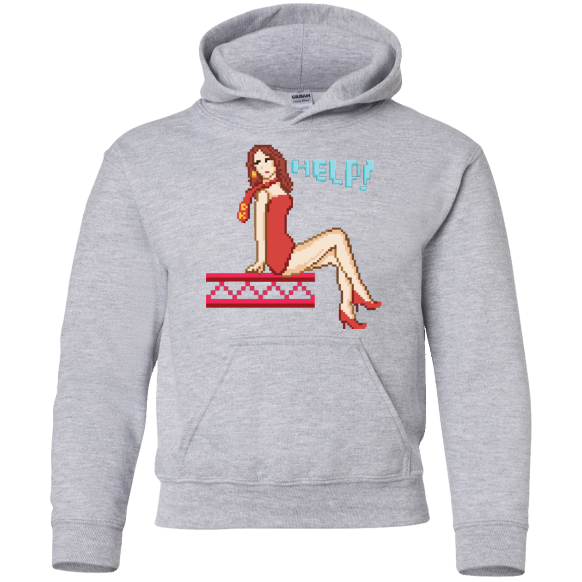 Pixel Pinup Pauline Youth Hoodie