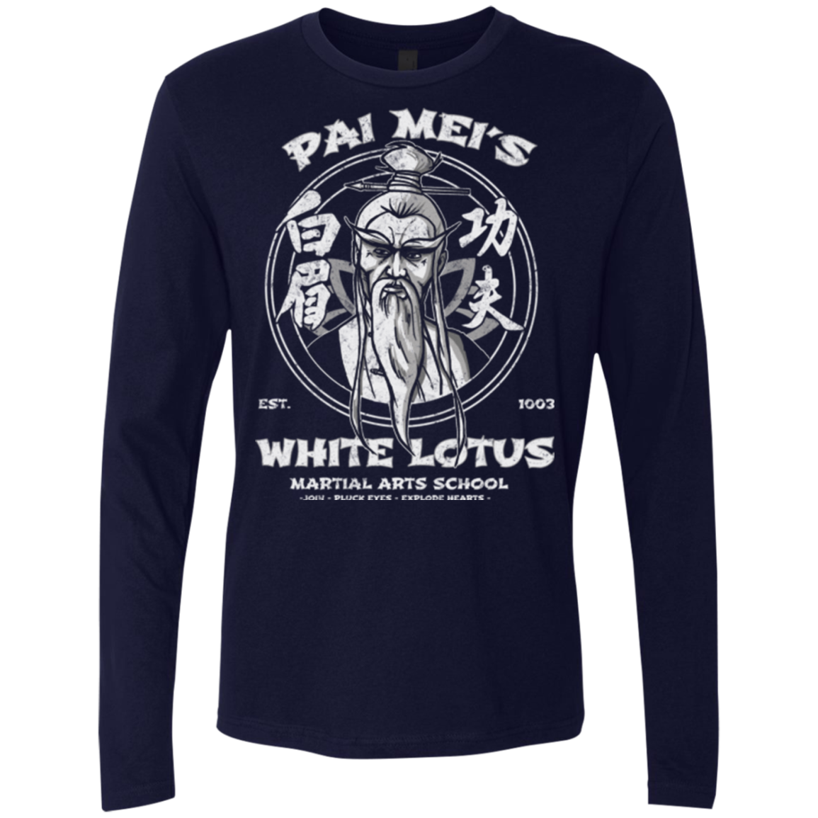 White Lotus Men's Premium Long Sleeve
