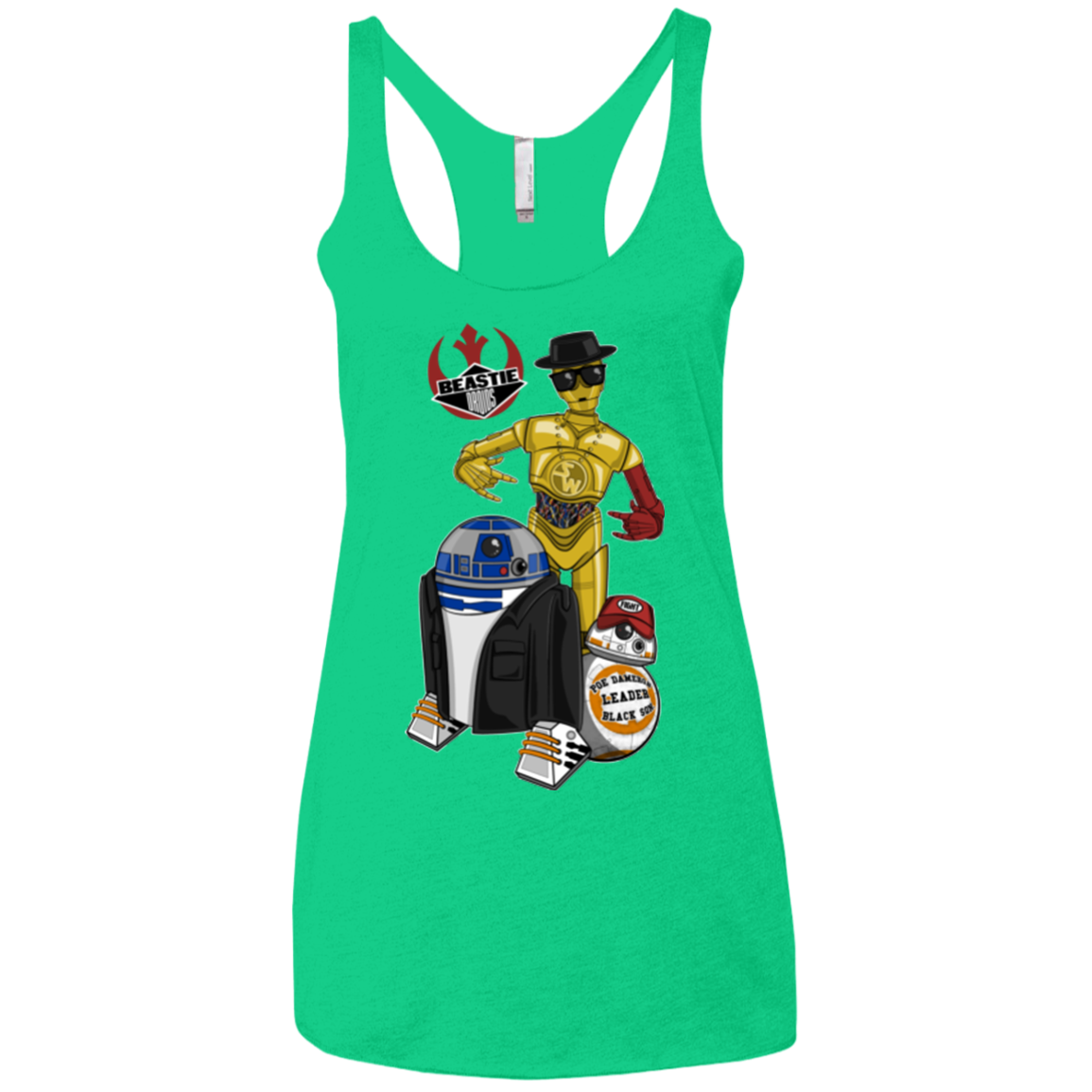 The Beastie Droids Women's Triblend Racerback Tank