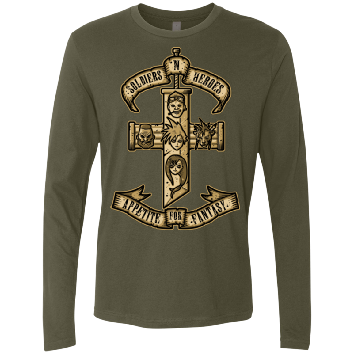 APPETITE FOR FANTASY Men's Premium Long Sleeve