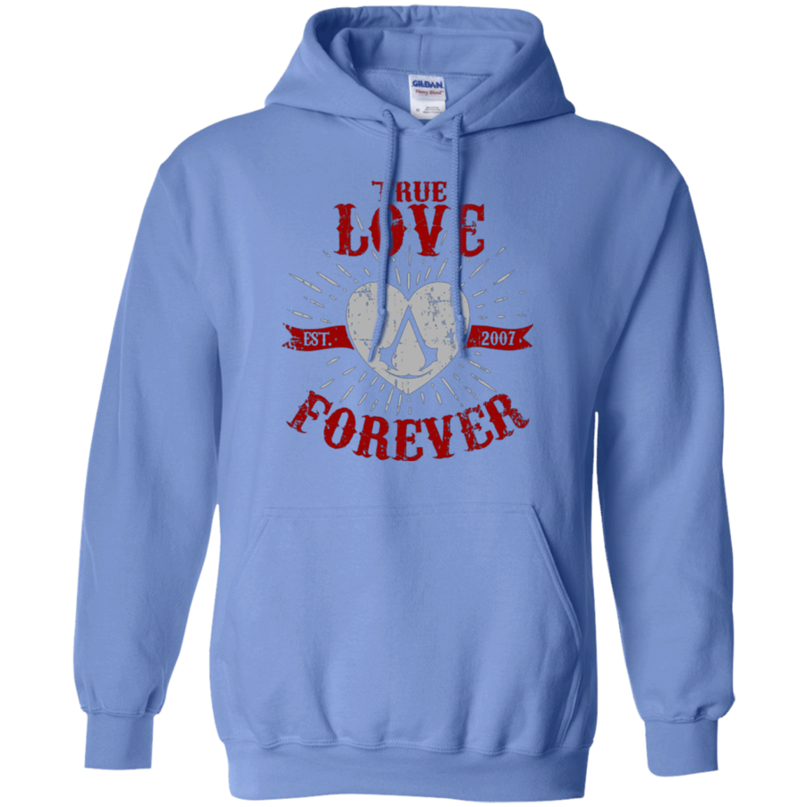 True Love Forever Assasin Pullover Hoodie