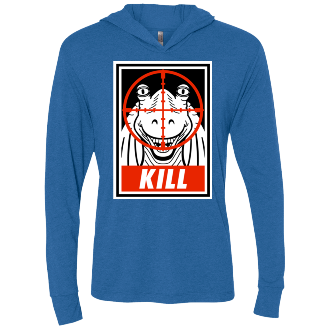 Kill Triblend Long Sleeve Hoodie Tee