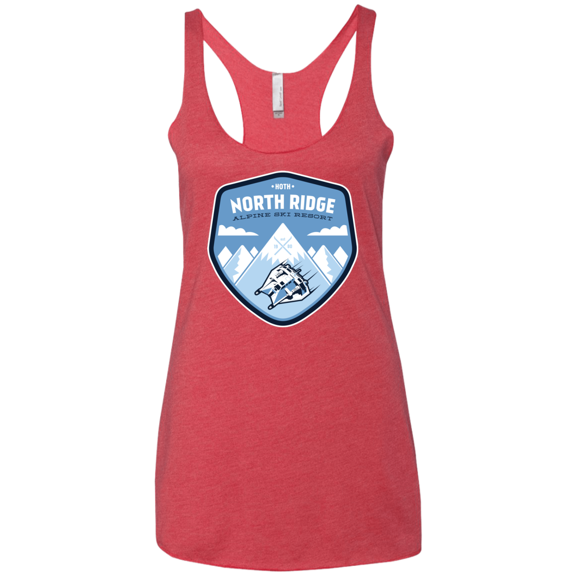 North Ridge Ski Resort Women's Triblend Racerback Tank