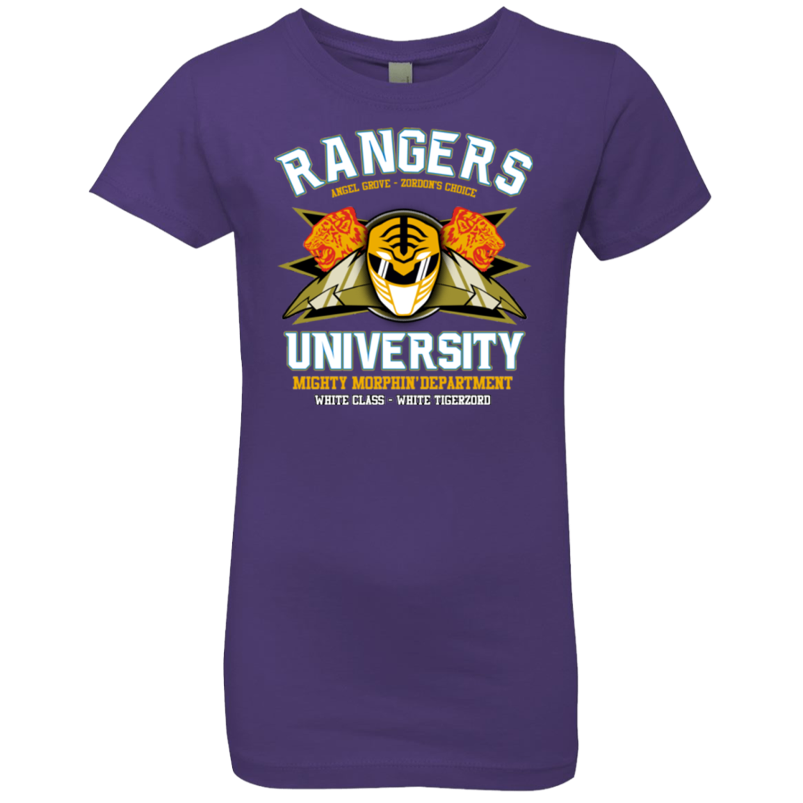 Rangers U White Ranger Girls Premium T-Shirt