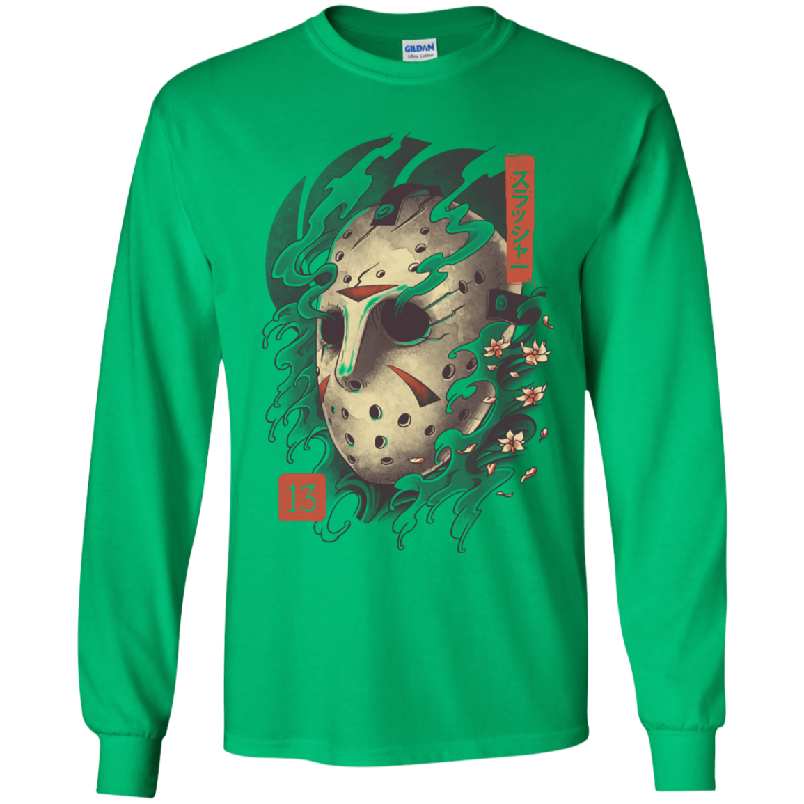 Oni Jason Mask Youth Long Sleeve T-Shirt