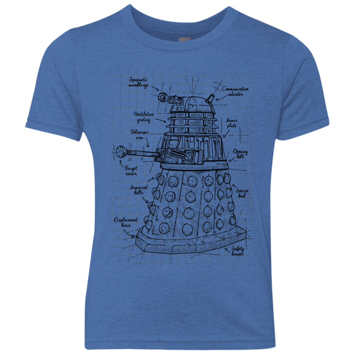 Dalek Plan Youth Triblend T-Shirt