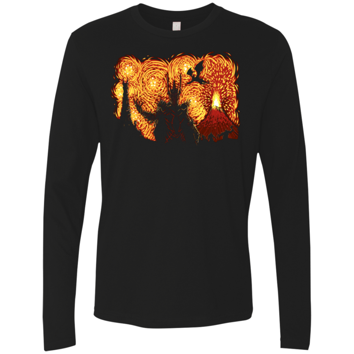 Starry Middle Earth Men's Premium Long Sleeve