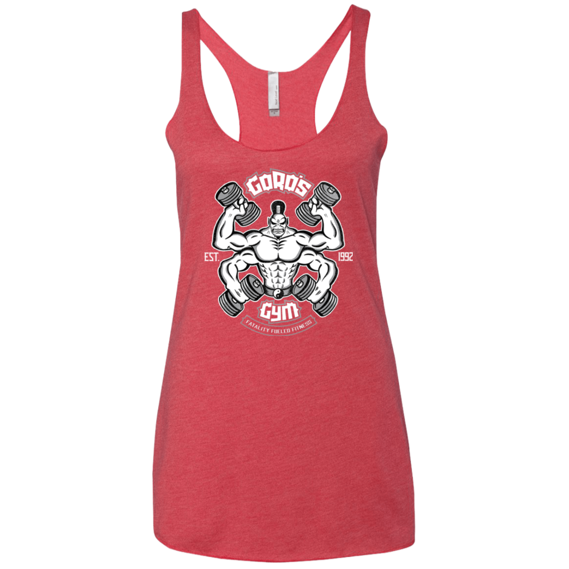 Goros Gym Women's Triblend Racerback Tank