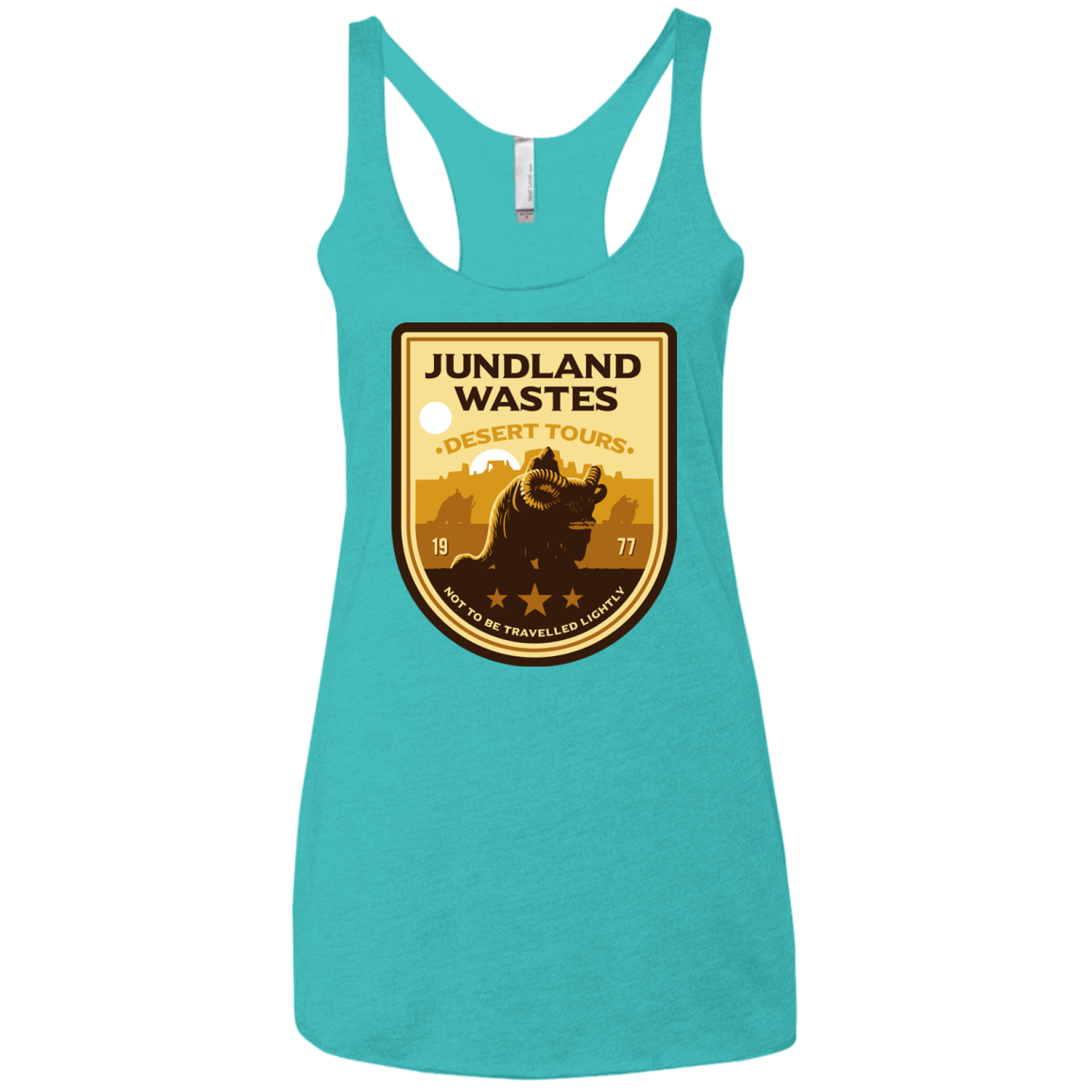 Desert Tours Women's Triblend Racerback Tank