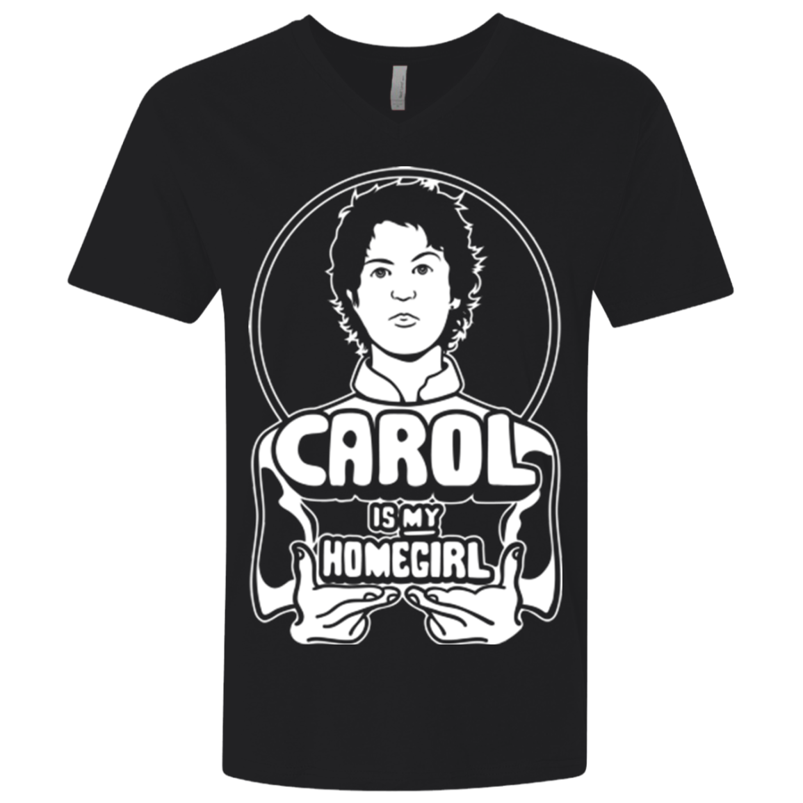 Homegirl Carol Men's Premium V-Neck