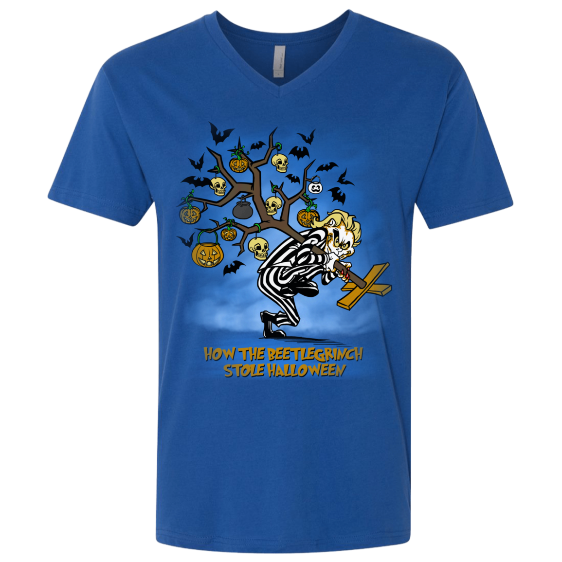 Beetlegrinch Men's Premium V-Neck